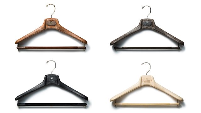 GMHK504BMAINETTI / マイネッティ サルトリアーレハンガー 3 GMHK504Ｅ○MAINETTI ⁄ マイネッティ サルトリアーレハンガー 3本セット スーツハンガー パンツハンガー イタリア 西洋 アンティーク  雑貨